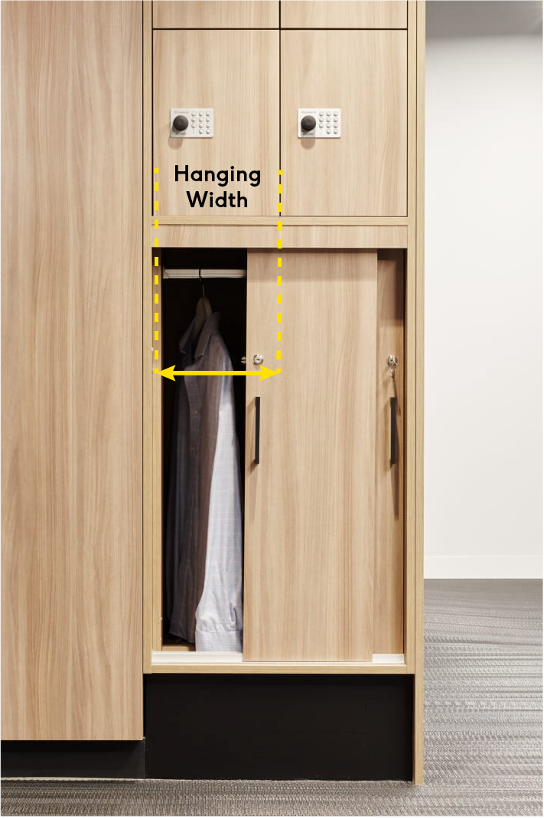 What is the width of the hanging space?